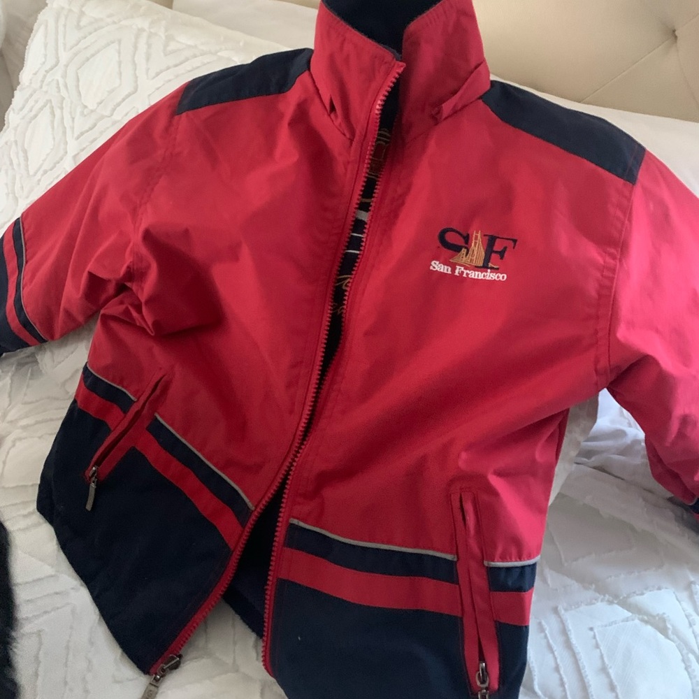 San Francisco reverse able puffer jacket